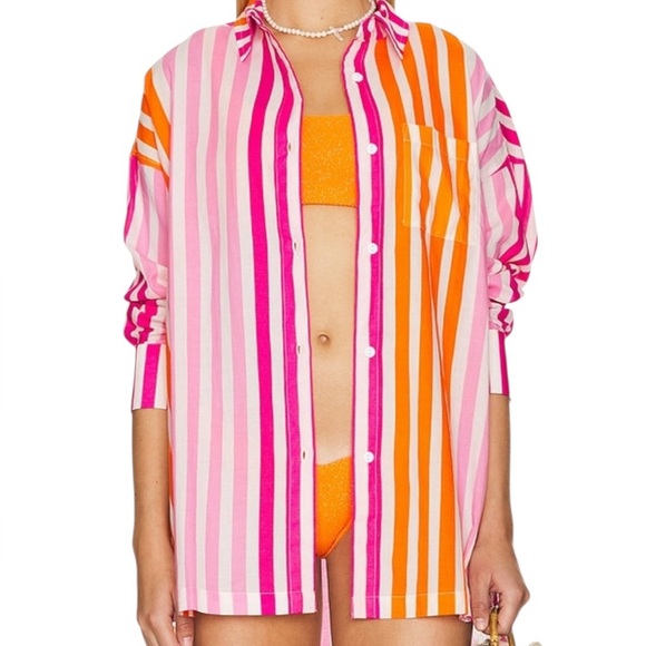 Beach Riot Alexa Coverup Button Down - Picture 1 of 7
